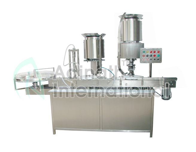 Vial Filling and Stoppering Machine
